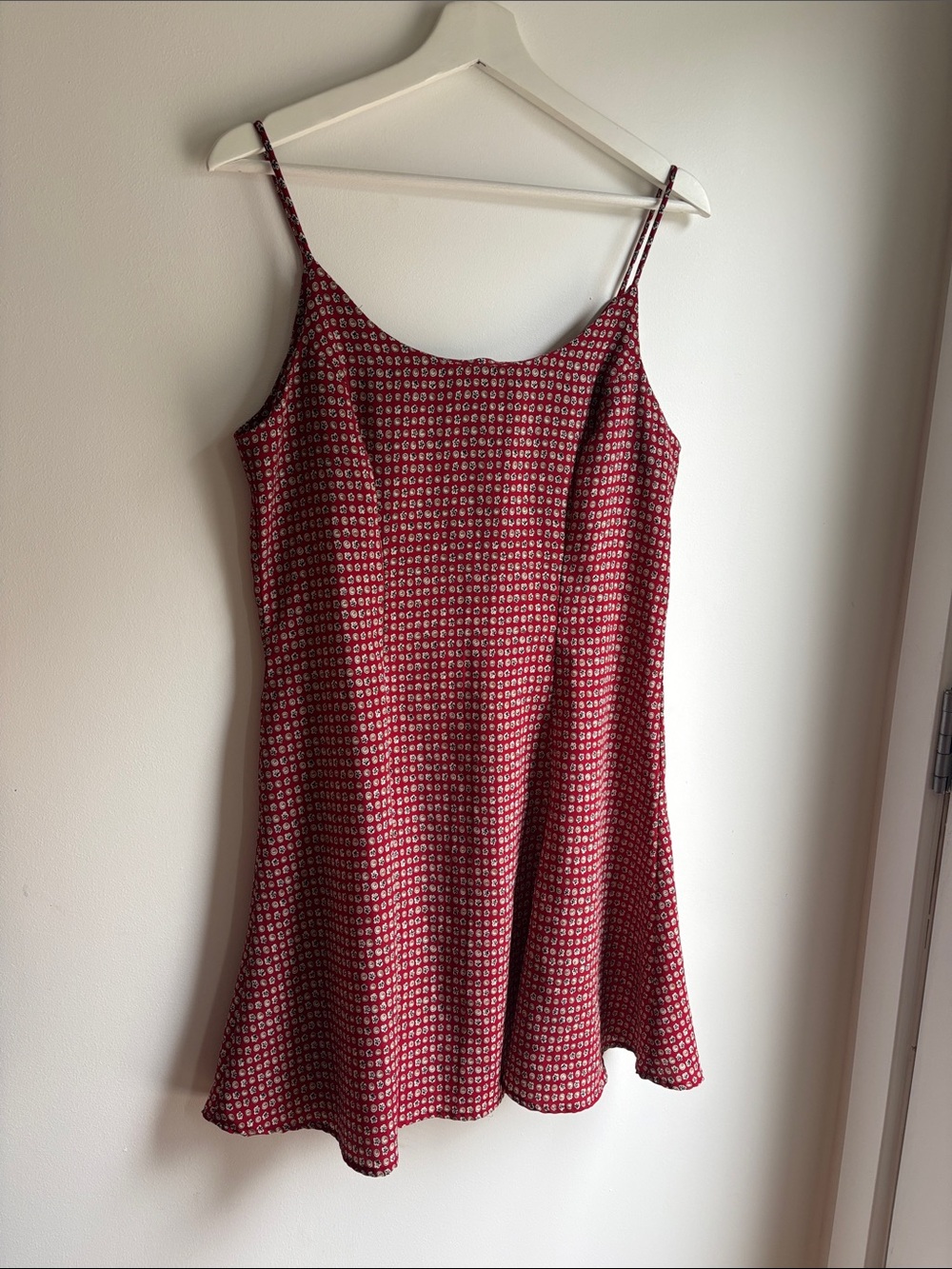 Vintage Rampage Red Printed Slip Dress